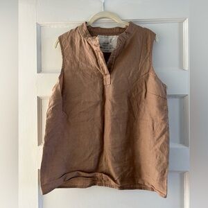Not Perfect Linen Tank - size m/l